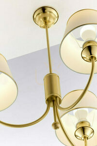Jupiter 284 CLASSIC Chandelier 3xE27 Satin Brass, 72 cm small 6