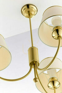 Jupiter 284 CLASSIC Chandelier 3xE27 Satin Brass, 72 cm small 7
