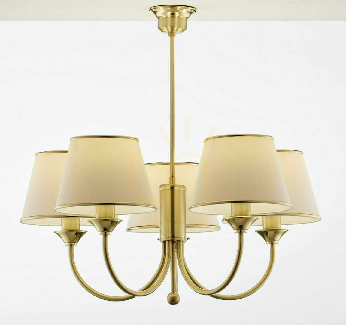 CLASSIC Chandelier Brass 5xE27/15W