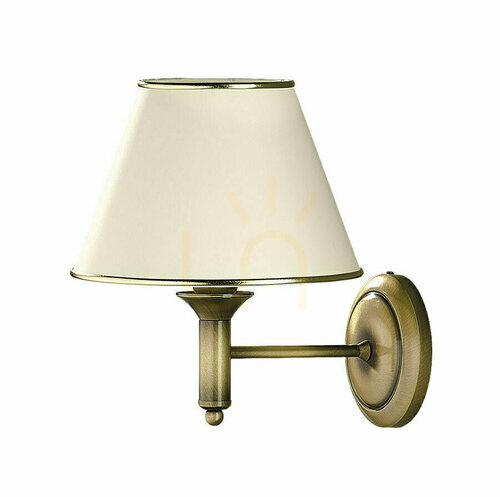 Check Wall lamp CLASSIC Brass 1xE27/15W