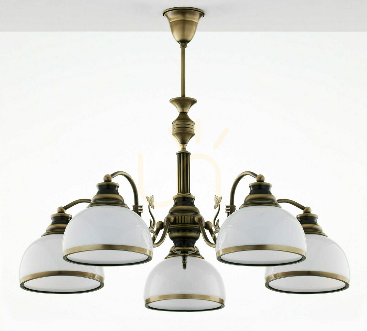 ZEUS Chandelier Brass 5xE27/15W