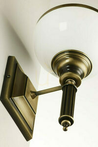 Jupiter ZEUS 625 wall light in antique brass finish 1×E27/15 W small 3