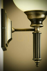 Jupiter ZEUS 625 wall light in antique brass finish 1×E27/15 W small 7