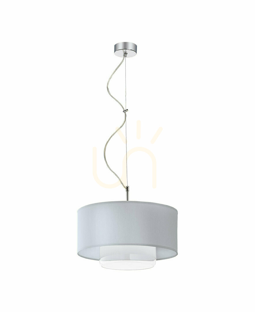 AVEO Chrom Pendelleuchte 1xE27/15W
