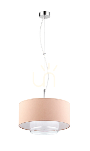 Check AVEO Chrome Pendant Lamp 1xE27/15W