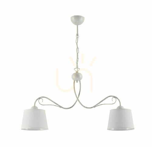 Check KAMELIA Chandelier White 2xE27/15W