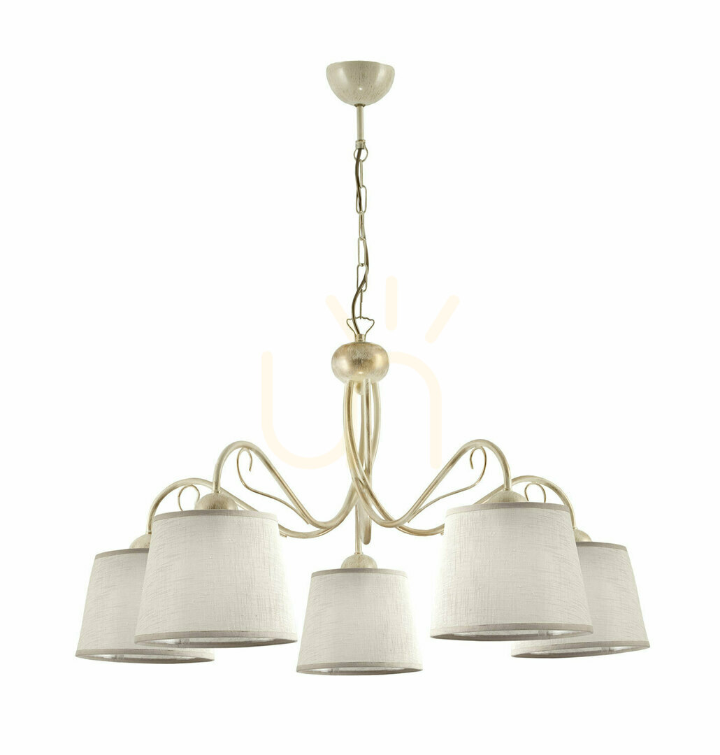 KAMELIA chandelier Beige 5xE27/15W