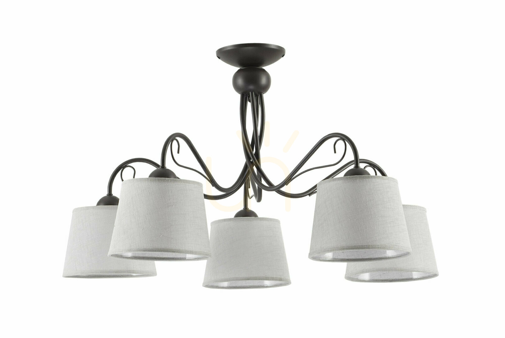 KAMELIA Ceiling Lamp Brown 5xE27/15W