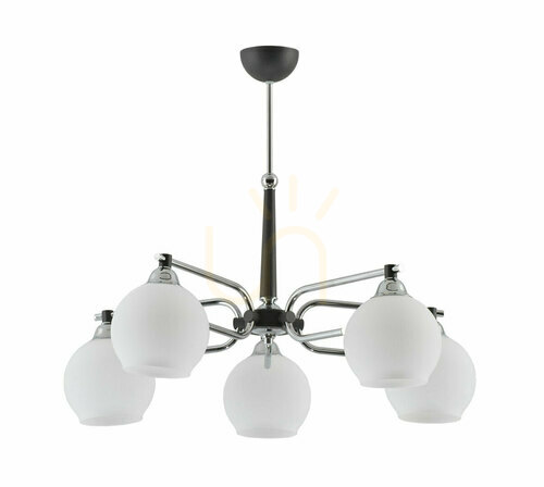 Check AXEL Chandelier Chrome 5xE27/15W