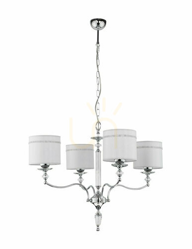 Check HILTON Chandelier Chrome 4xE27/15W