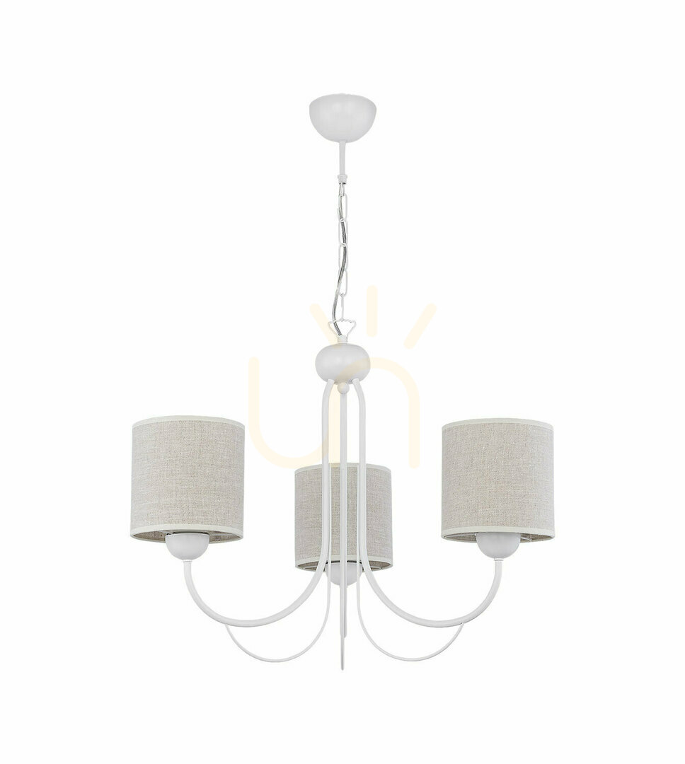 KASKADA Chandelier White 3XE27/15W