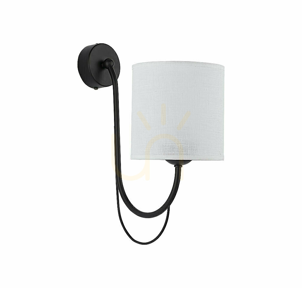 KASKADA wall lamp Black 1xE27/15W