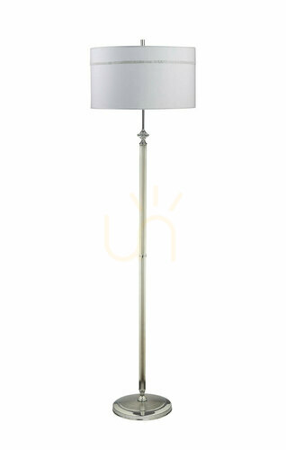 Check JULIA II Floor Lamp Chrome 3XE27/15W