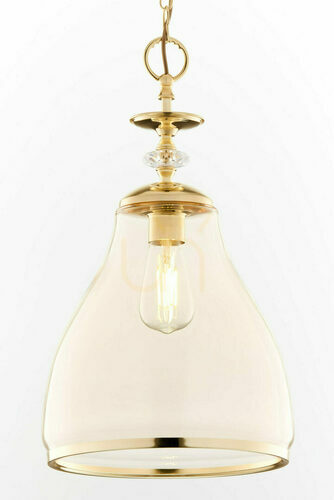 Check ISLA 1570 pendant light patinated brass E27 Jupiter