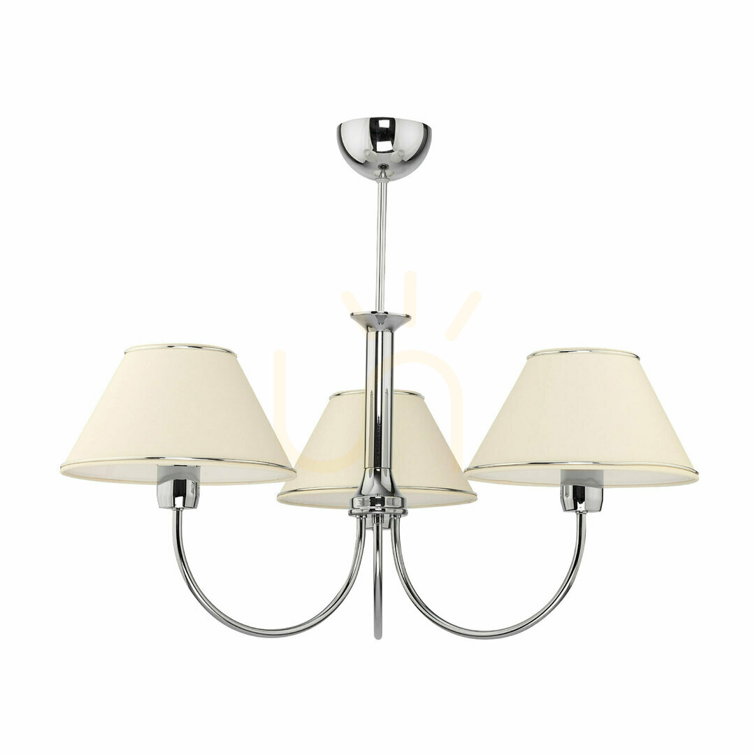BEGAMO Chandelier Chrome 3XE27/15W