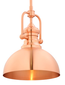 PLATINO Copper 1XE27/15W Chandelier small 1