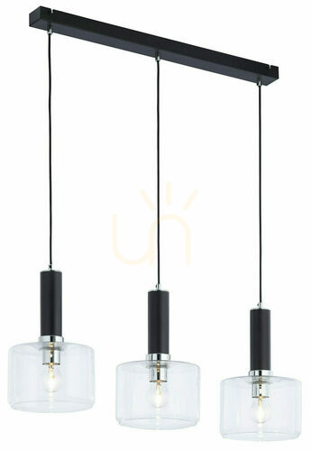 Check VANES Pendant Lamp Chrome 3XE27/15W