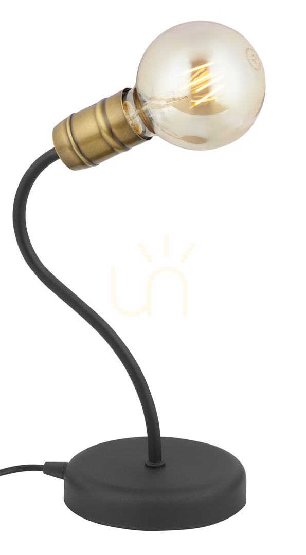 LUCE PAT Desk Lamp. Gold 1XE27/15W