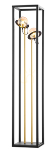 Jupiter PLANET 1910 gold and black floor lamp, 2×G9, 150 cm small 0