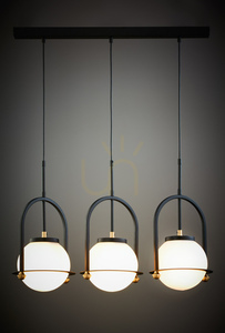 ROSSO Pendant Lamp Black 3XE27/15W small 2