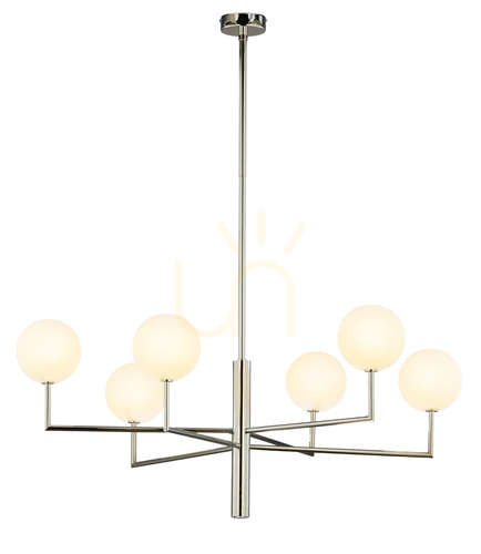 Check FEME Chandelier Silver 6xG9/14W