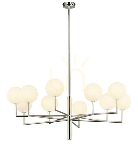 Check FEME Chandelier Silver 10xG9/14W
