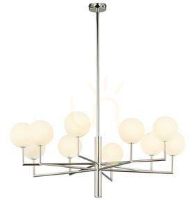 FEME Chandelier Silver 10xG9/14W 0 FEME Chandelier Silver 10xG9/14W small 0