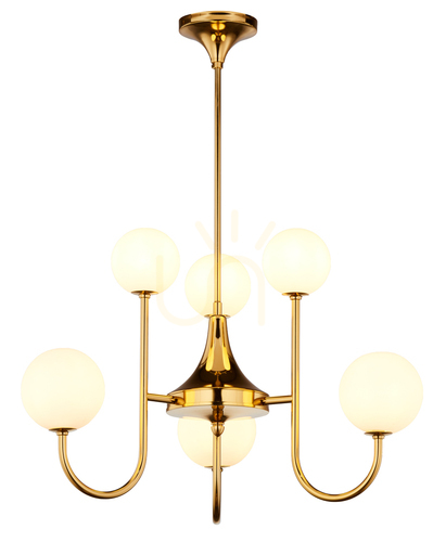 Check Chandelier SELEN Gold 6xG9/14W
