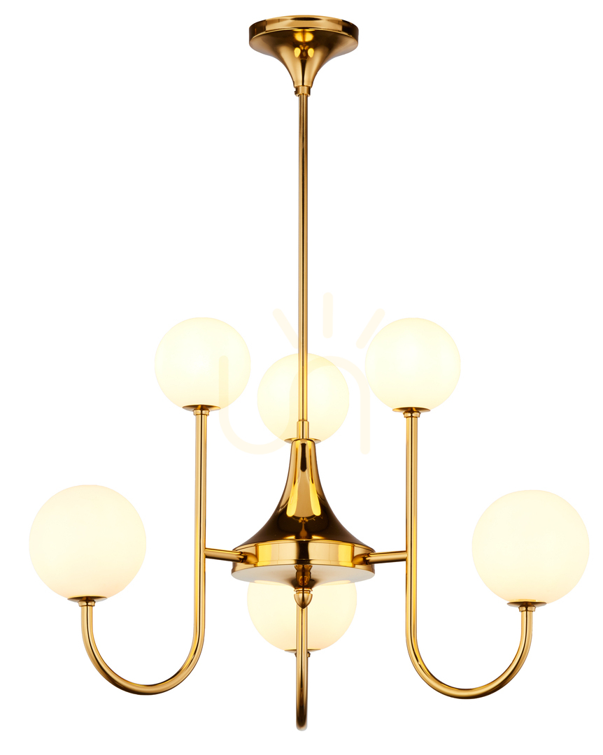 Kronleuchter SELEN Gold 6xG9/14W