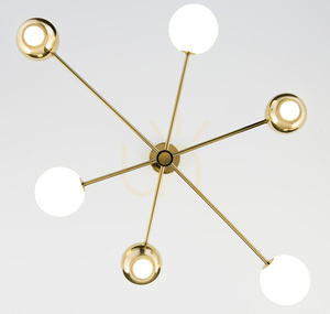 MOKA Chandelier Gold 3xG9/3xGU10/14W small 4