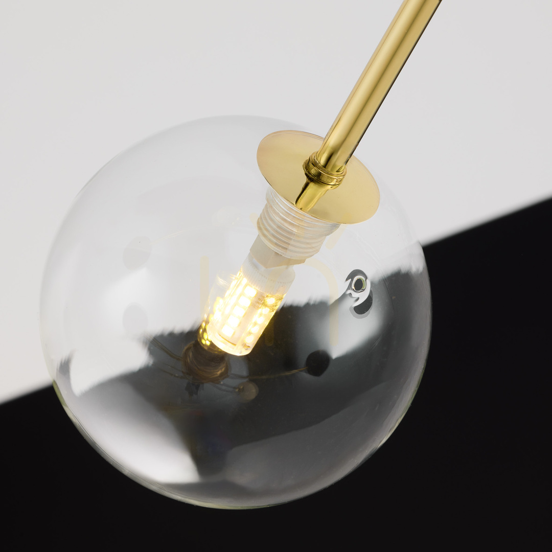 View MOKA Chandelier Gold 3xG9/3xGU10/14W MOKA Chandelier Gold 3xG9/3xGU10/14W