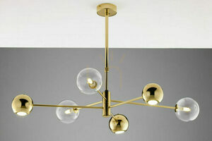 MOKA Chandelier Gold 3xG9/3xGU10/14W 2 MOKA Chandelier Gold 3xG9/3xGU10/14W small 2