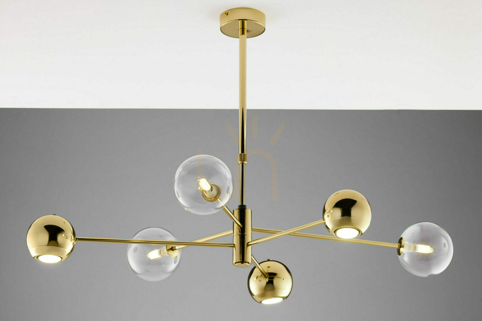 Preview MOKA Chandelier Gold 3xG9/3xGU10/14W MOKA Chandelier Gold 3xG9/3xGU10/14W