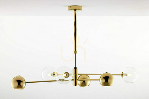 Check MOKA Chandelier Gold 3xG9/3xGU10/14W