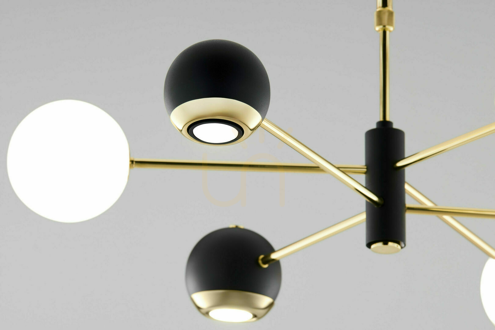 View MOKA Chandelier Gold 3xG9/3xGU10/14W MOKA Chandelier Gold 3xG9/3xGU10/14W