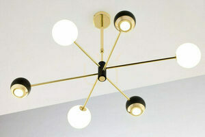 MOKA Chandelier Gold 3xG9/3xGU10/14W 4 MOKA Chandelier Gold 3xG9/3xGU10/14W small 4