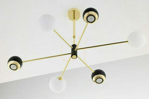 MOKA Chandelier Gold 3xG9/3xGU10/14W 7 MOKA Chandelier Gold 3xG9/3xGU10/14W small 7