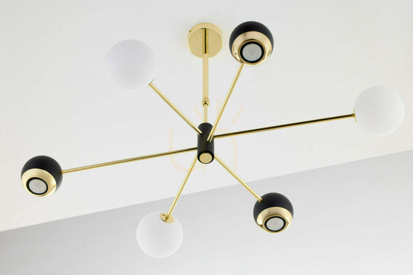 Preview MOKA Chandelier Gold 3xG9/3xGU10/14W MOKA Chandelier Gold 3xG9/3xGU10/14W