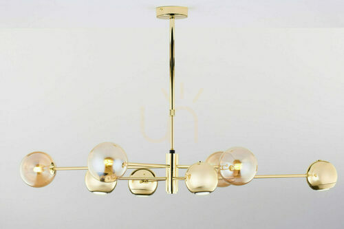Check MOKA Chandelier Gold 4xG9/4xGU10/14W