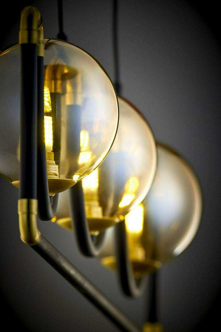 View HANZA Pendant Lamp Gold 3xG9/14W HANZA Pendant Lamp Gold 3xG9/14W