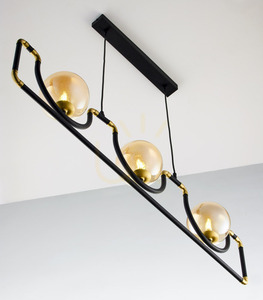 HANZA Pendant Lamp Gold 3xG9/14W 5 HANZA Pendant Lamp Gold 3xG9/14W small 5