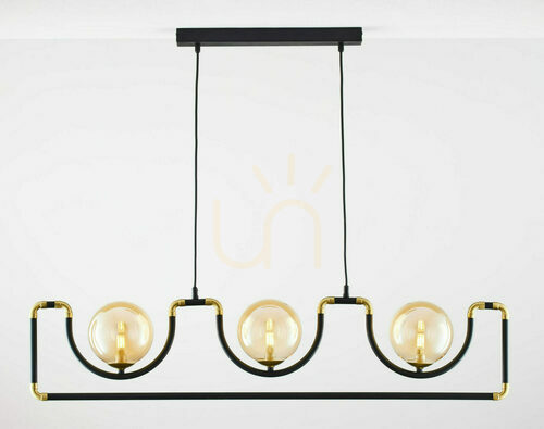 Check HANZA Pendant Lamp Gold 3xG9/14W