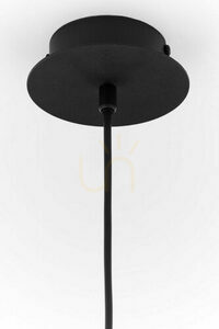 JUPITER ALAS 2003 pendant light, black and gold, 1×GU10 small 13