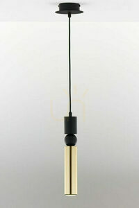 Jupiter ALAS 2006 pendant light, gold and black, 1×GU10 small 0