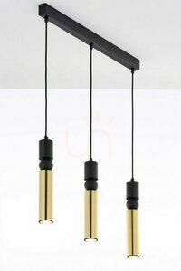 Jupiter ALAS 2007 Bar Pendant Lamp gold/black 3xGU10 14 W 60 cm small 11