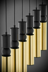 ALAS 2008 Pendant Lamp Gold/Black 6xGU10 90 cm Jupiter small 10