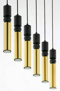 ALAS 2008 Pendant Lamp Gold/Black 6xGU10 90 cm Jupiter small 11