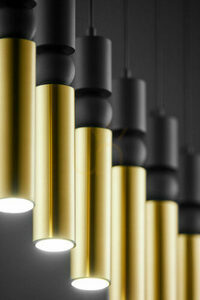 ALAS 2008 Pendant Lamp Gold/Black 6xGU10 90 cm Jupiter small 3