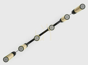 ALAS 2008 Pendant Lamp Gold/Black 6xGU10 90 cm Jupiter small 7