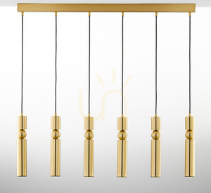 ALAS Pendant Lamp Gold 6xG10/14W small 0